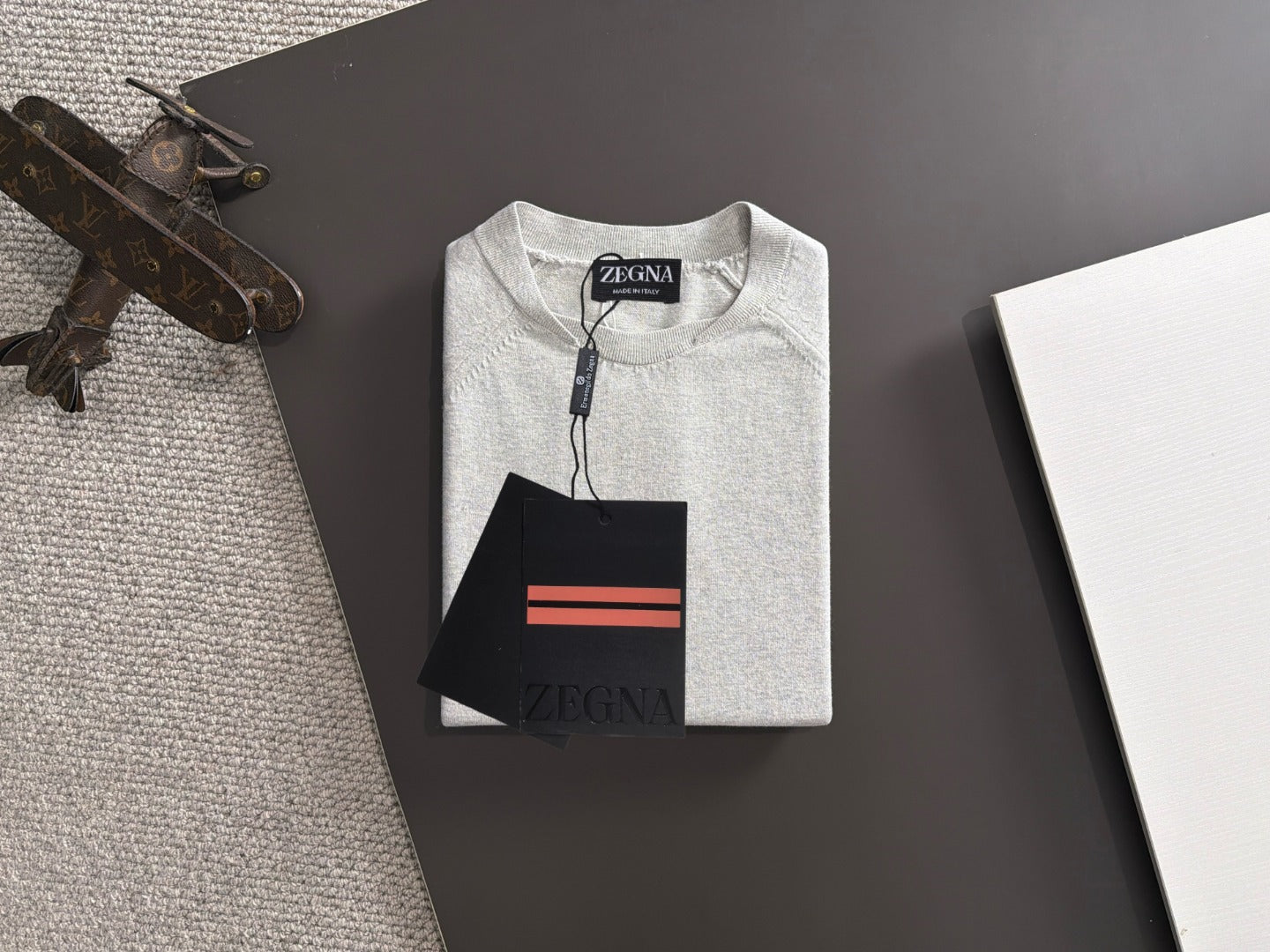 Zegna Embroidered Combed Cotton Short-Sleeve T-Shirt – Summer Collection – 2026