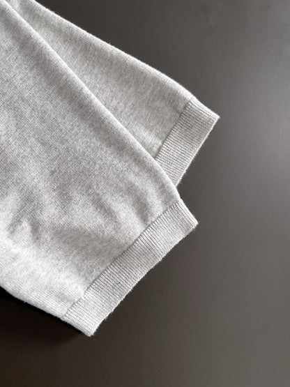 Zegna Embroidered Combed Cotton Short-Sleeve T-Shirt – Summer Collection – 2026