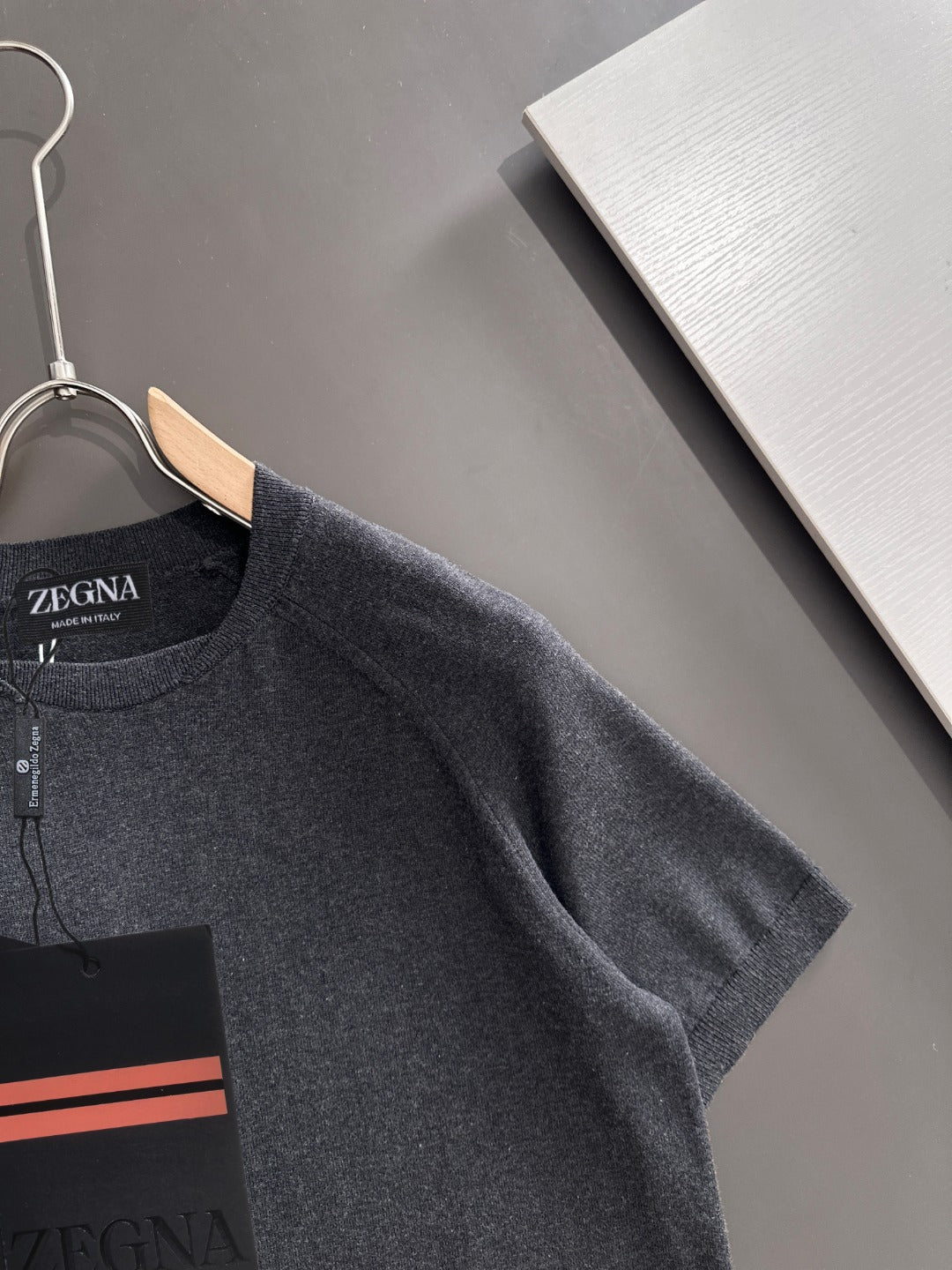 Zegna Embroidered Combed Cotton Short-Sleeve T-Shirt – Summer Collection – 2026