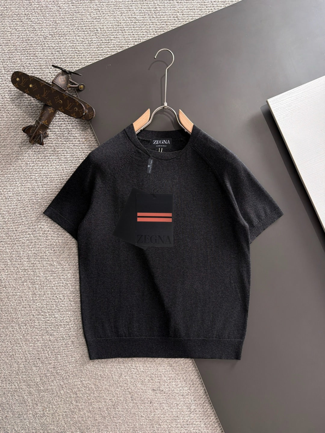 Zegna Embroidered Combed Cotton Short-Sleeve T-Shirt – Summer Collection – 2026