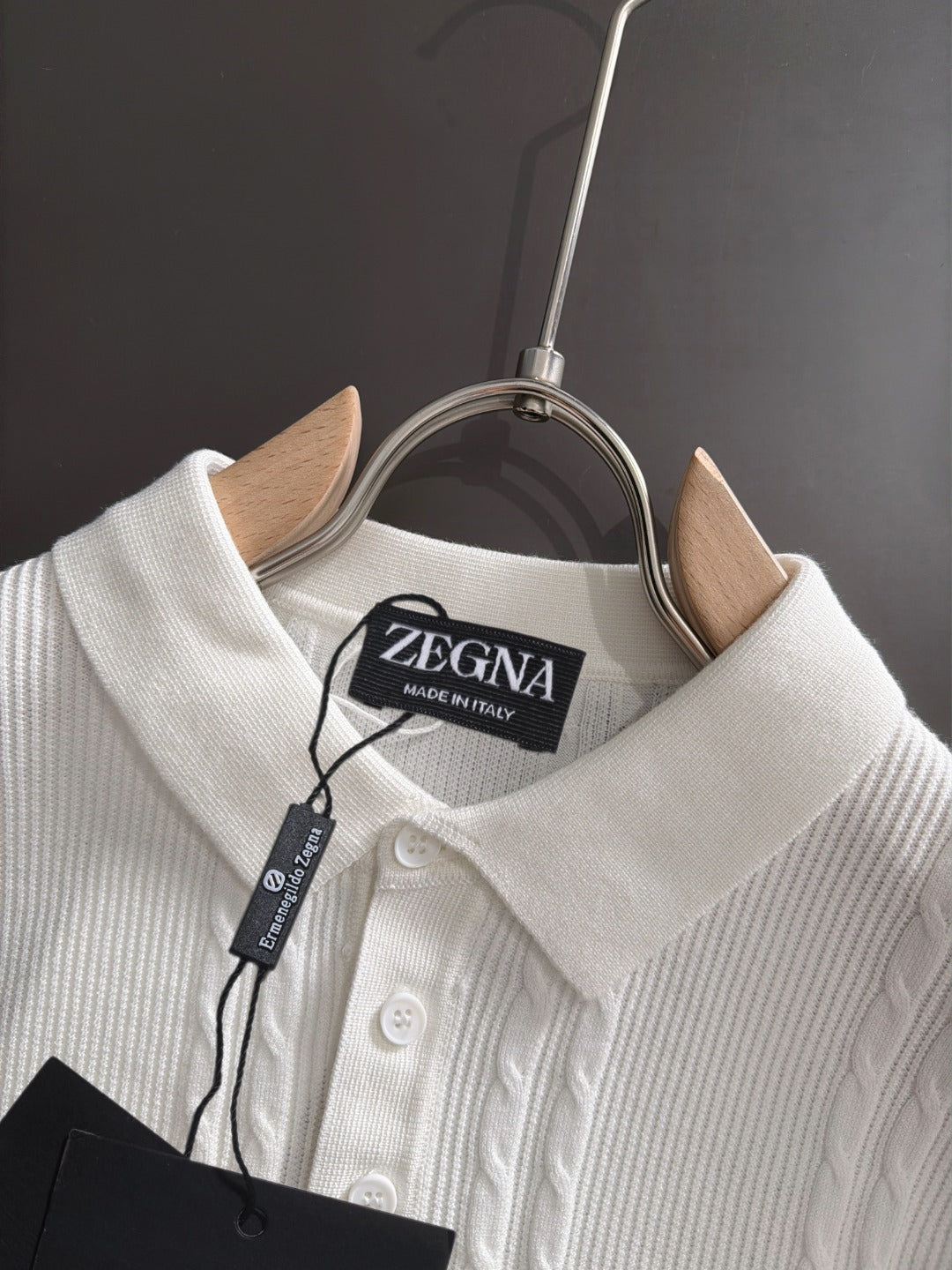 Zegna Embroidered Combed Cotton Short-Sleeve T-Shirt – Summer Collection – 2026
