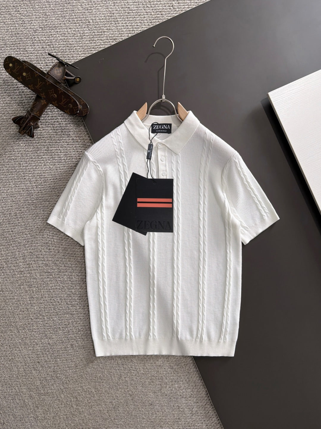 Zegna Embroidered Combed Cotton Short-Sleeve T-Shirt – Summer Collection – 2026