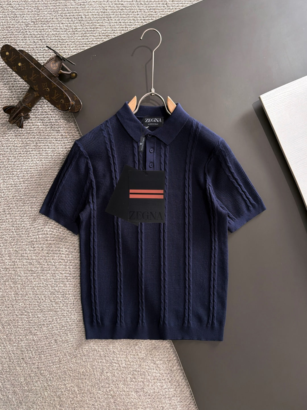 Zegna Embroidered Combed Cotton Short-Sleeve T-Shirt – Summer Collection – 2026