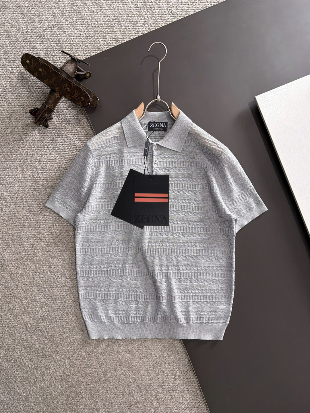 Zegna Embroidered Combed Cotton Short-Sleeve T-Shirt – Summer Collection – 2026