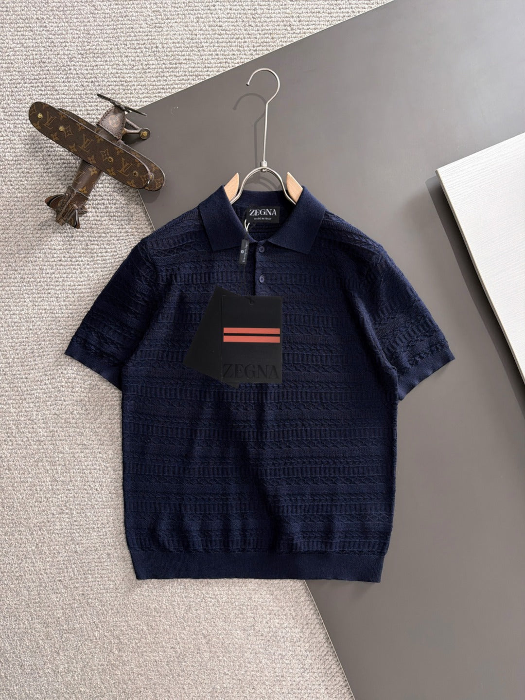 Zegna Embroidered Combed Cotton Short-Sleeve T-Shirt – Summer Collection – 2026