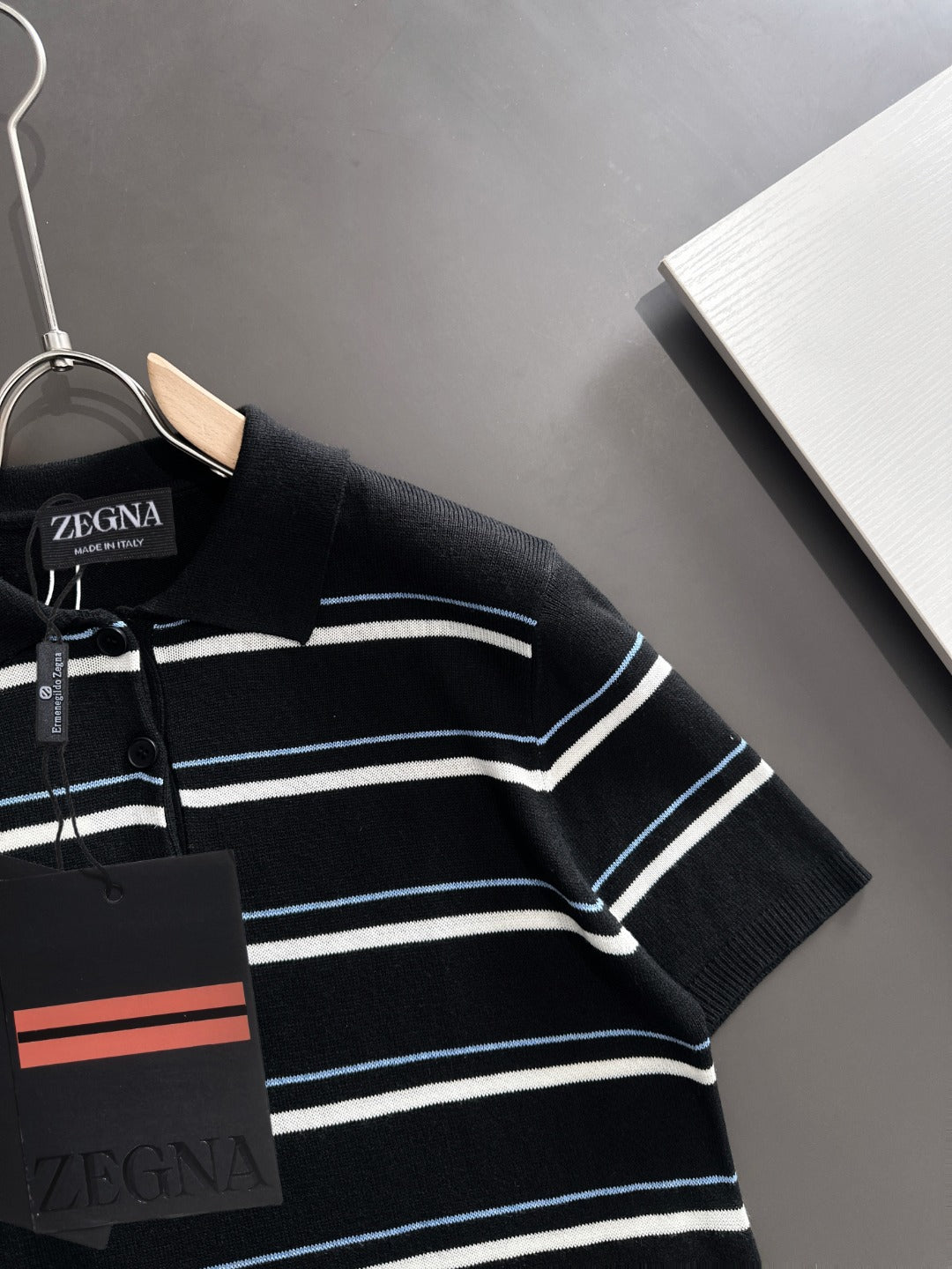 Zegna Embroidered Combed Cotton Short-Sleeve T-Shirt – Summer Collection – 2026