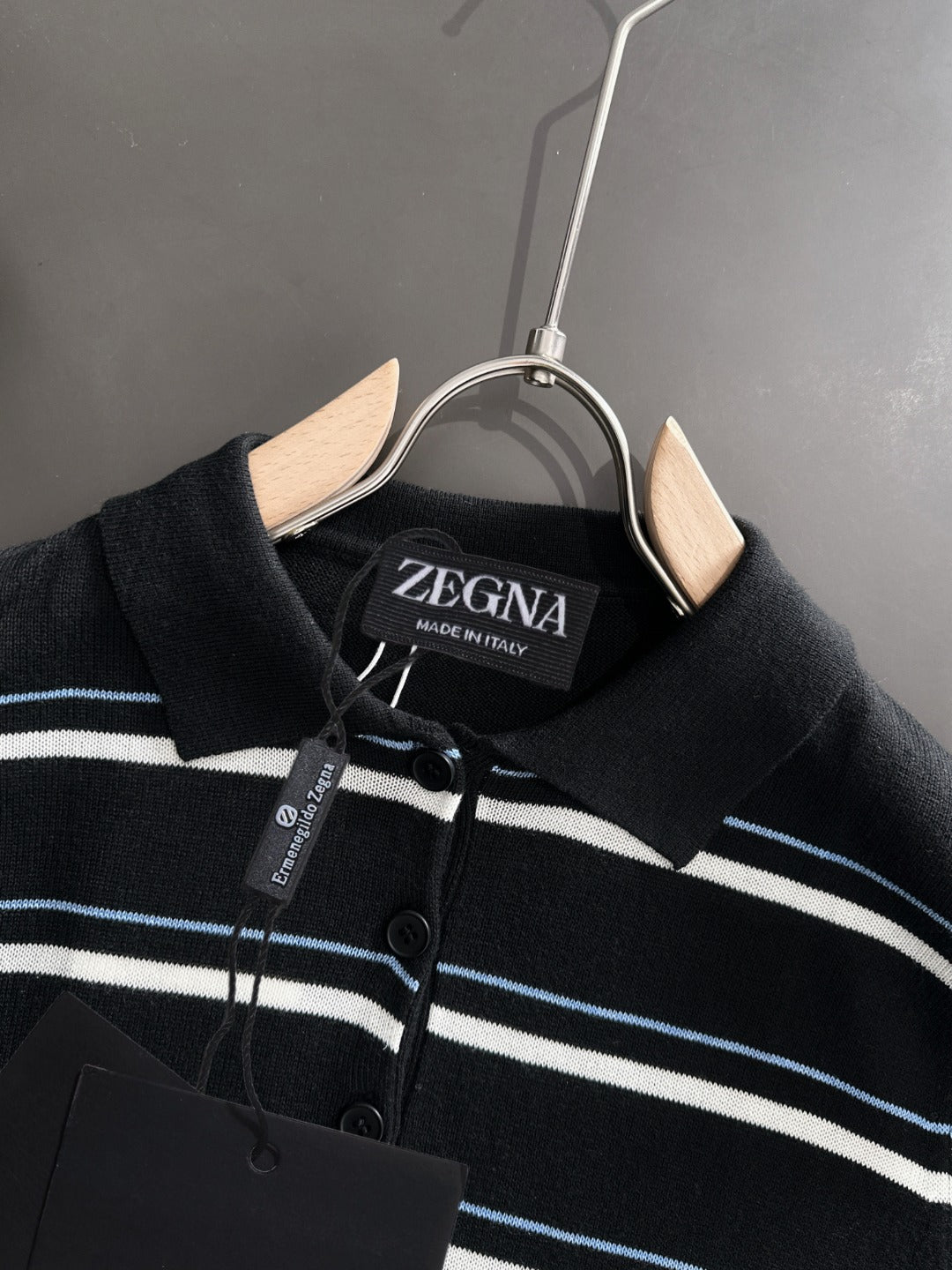 Zegna Embroidered Combed Cotton Short-Sleeve T-Shirt – Summer Collection – 2026