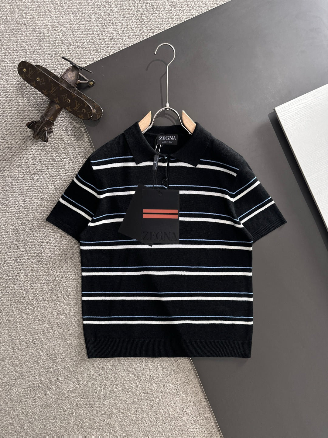 Zegna Embroidered Combed Cotton Short-Sleeve T-Shirt – Summer Collection – 2026