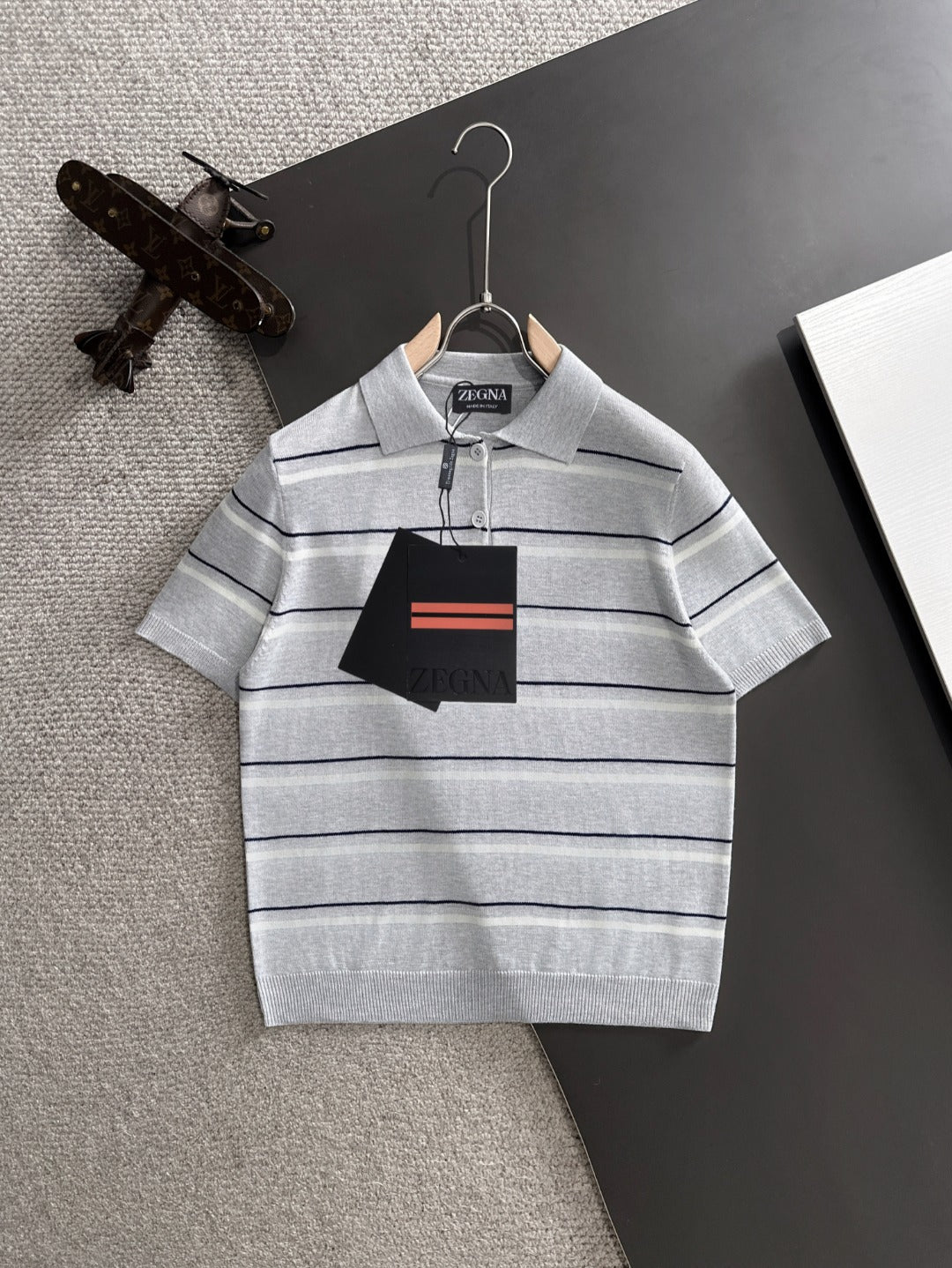 Zegna Embroidered Combed Cotton Short-Sleeve T-Shirt – Summer Collection – 2026