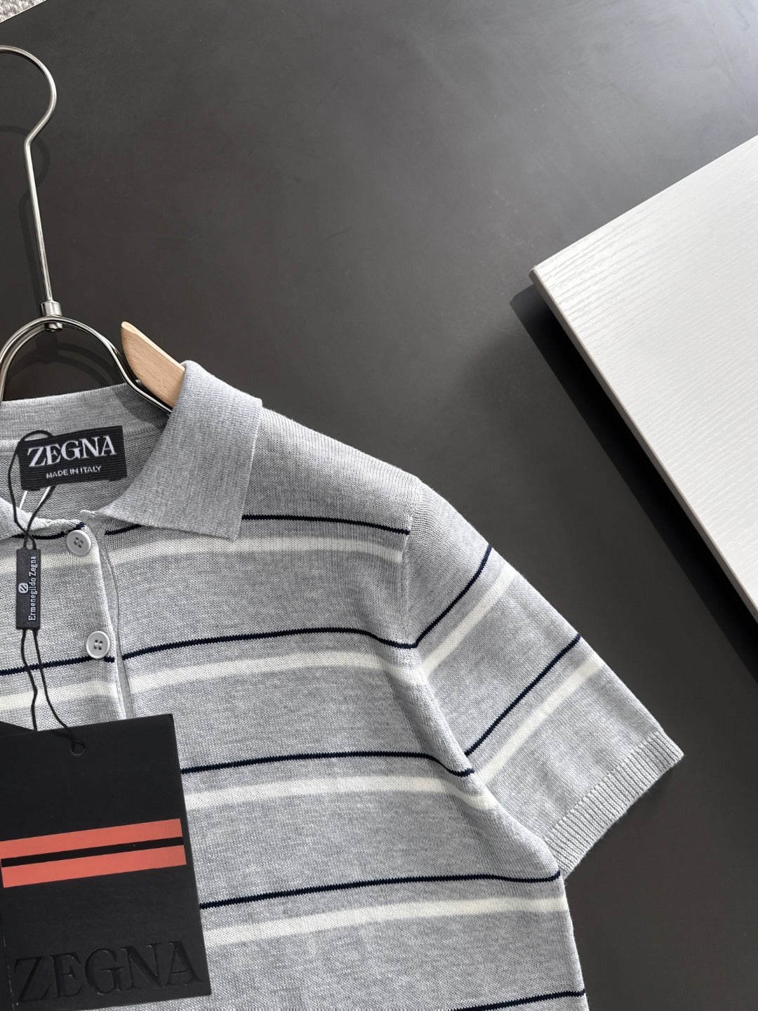 Zegna Embroidered Combed Cotton Short-Sleeve T-Shirt – Summer Collection – 2026