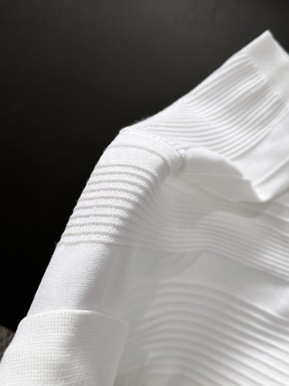 Zegna Embroidered Combed Cotton Short-Sleeve T-Shirt – Summer Collection – 2026