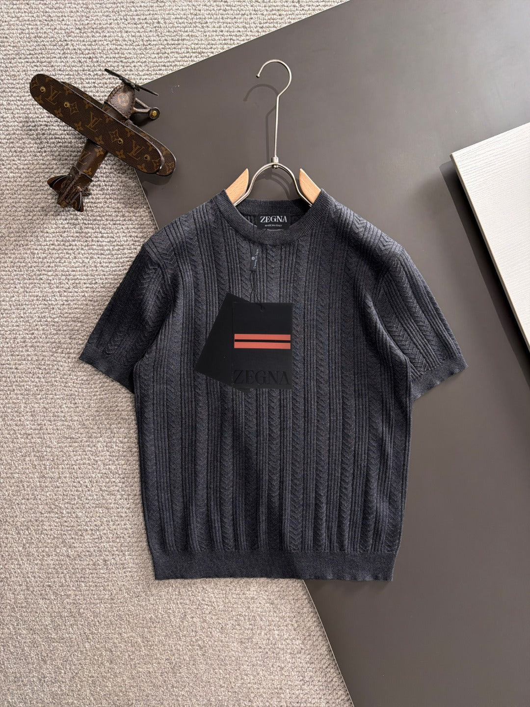 Zegna Embroidered Combed Cotton Short-Sleeve T-Shirt – Summer Collection – 2026