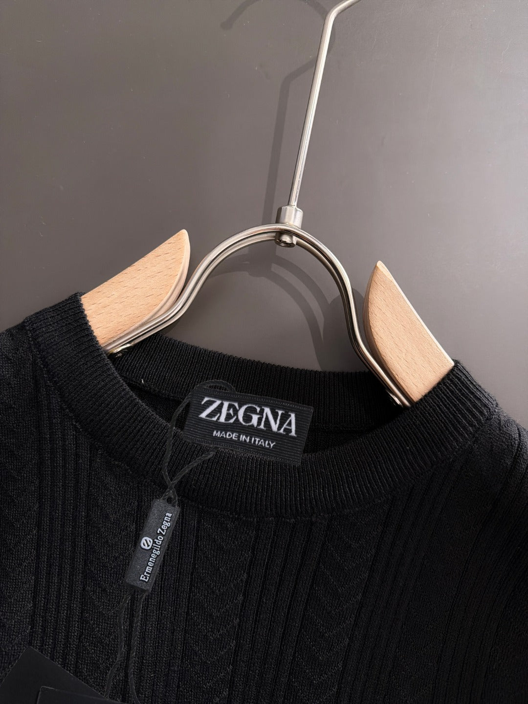 Zegna Embroidered Combed Cotton Short-Sleeve T-Shirt – Summer Collection – 2026