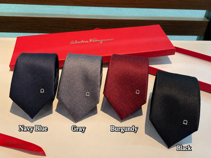 Ferragamo Men's Silk Twill Tie