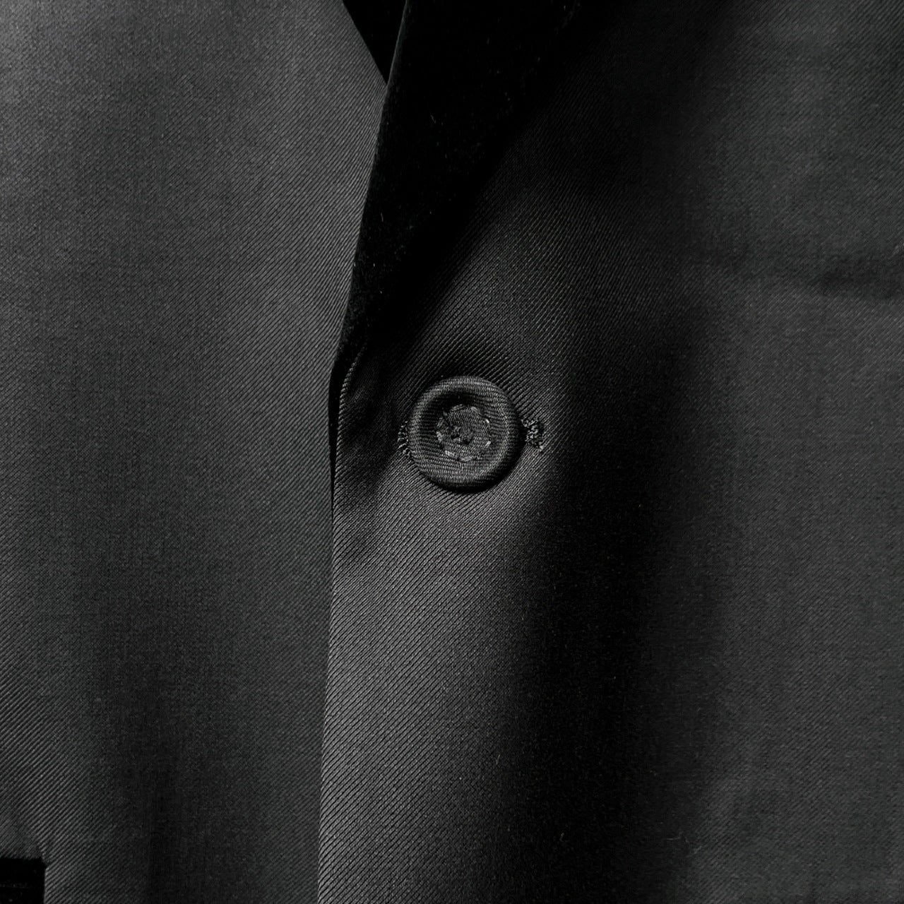 Dior Black Corduroy Peak Lapel Blazer