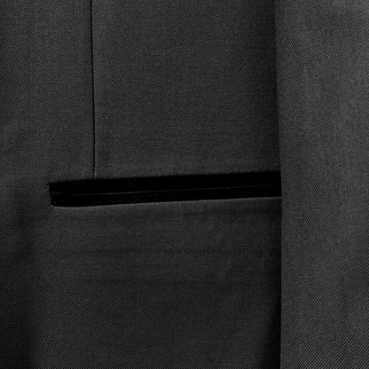 Dior Black Corduroy Peak Lapel Blazer