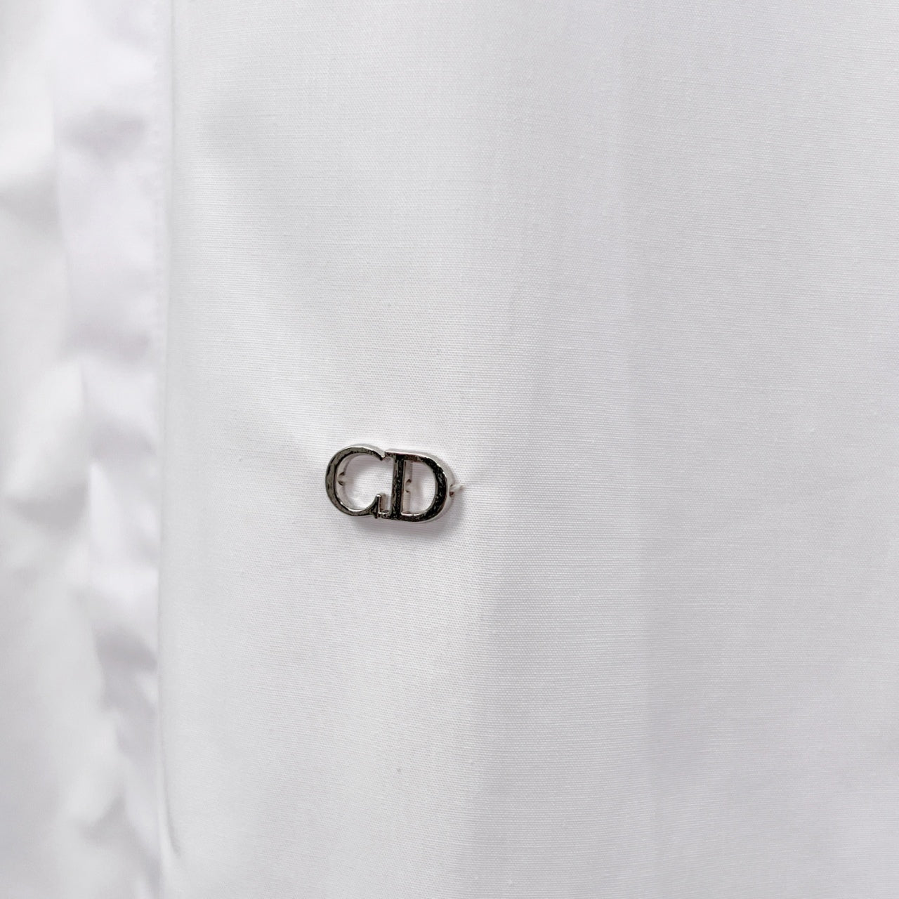 Dior Classic Silver CD Metal Waist Shirt